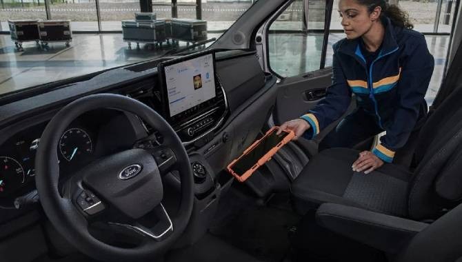 All-Electric Ford E-Transit - Interior